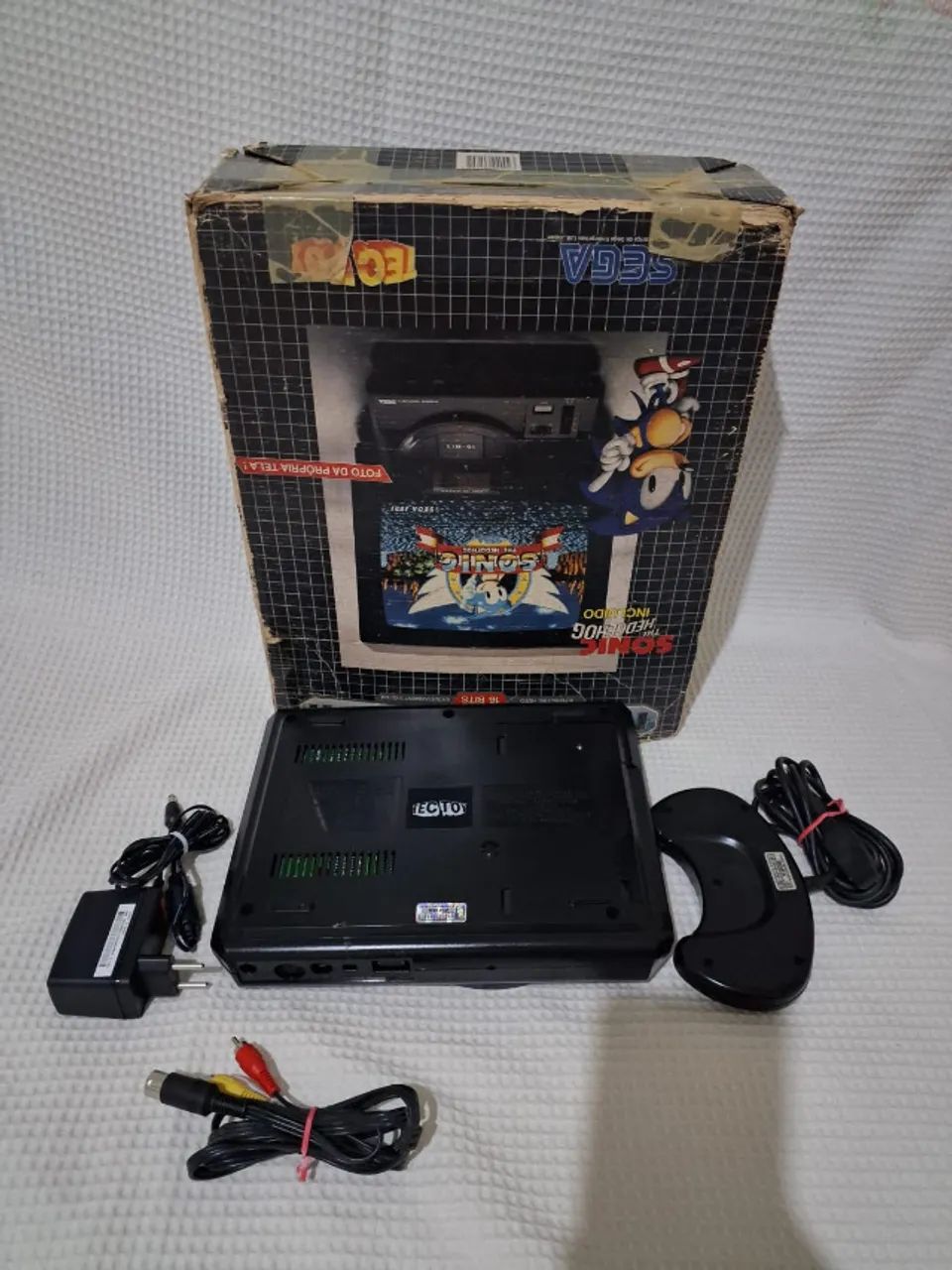 mega drive 2 nacional na caixa - Foto 2