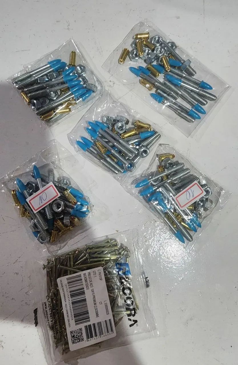 Kit fixação drywall e gesso + pregos de aço  - Foto 2