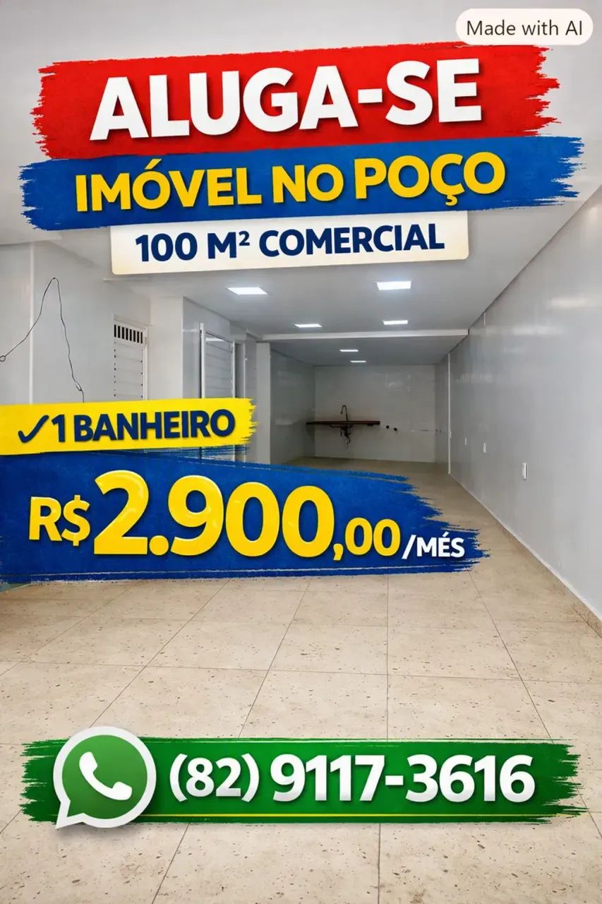 ALUGO NO POÇO PARA COMERCIAL