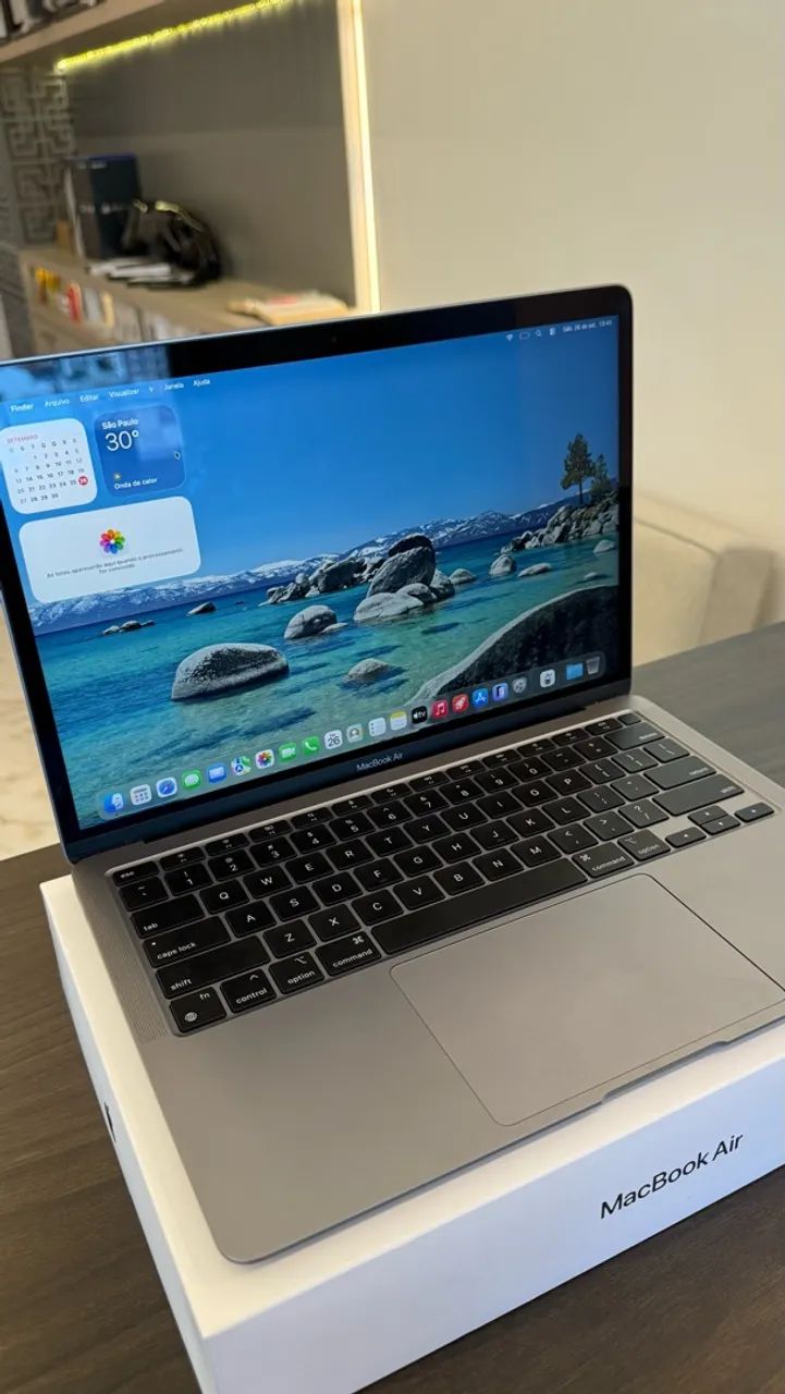 MACBOOK AIR M1 256SSD 8GB 13 POLEGADAS SEMINOVO/ LOJA FÍSICA  - Foto 2
