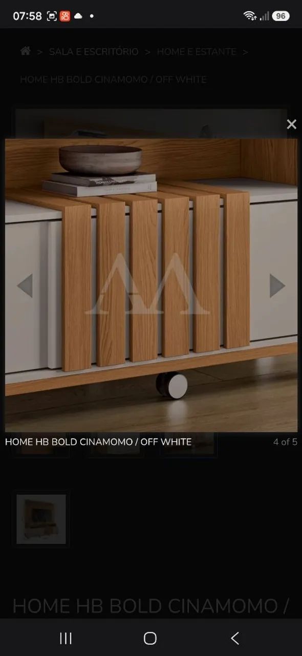 HOME HB BOLD CINAMOMO / OFF WHITE - Foto 5
