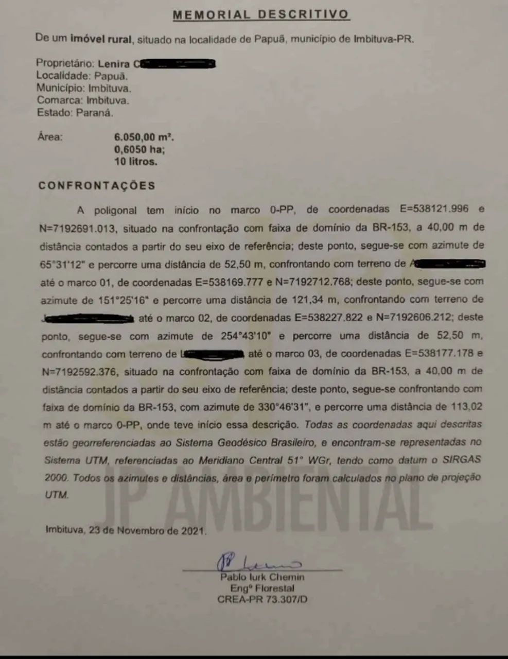Terreno rural 