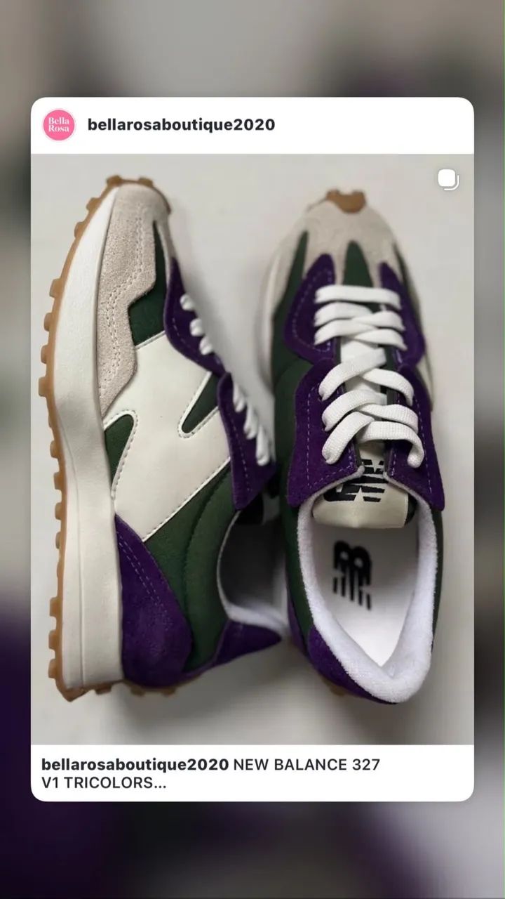 New Balance 327 couro legitimo - Foto 2