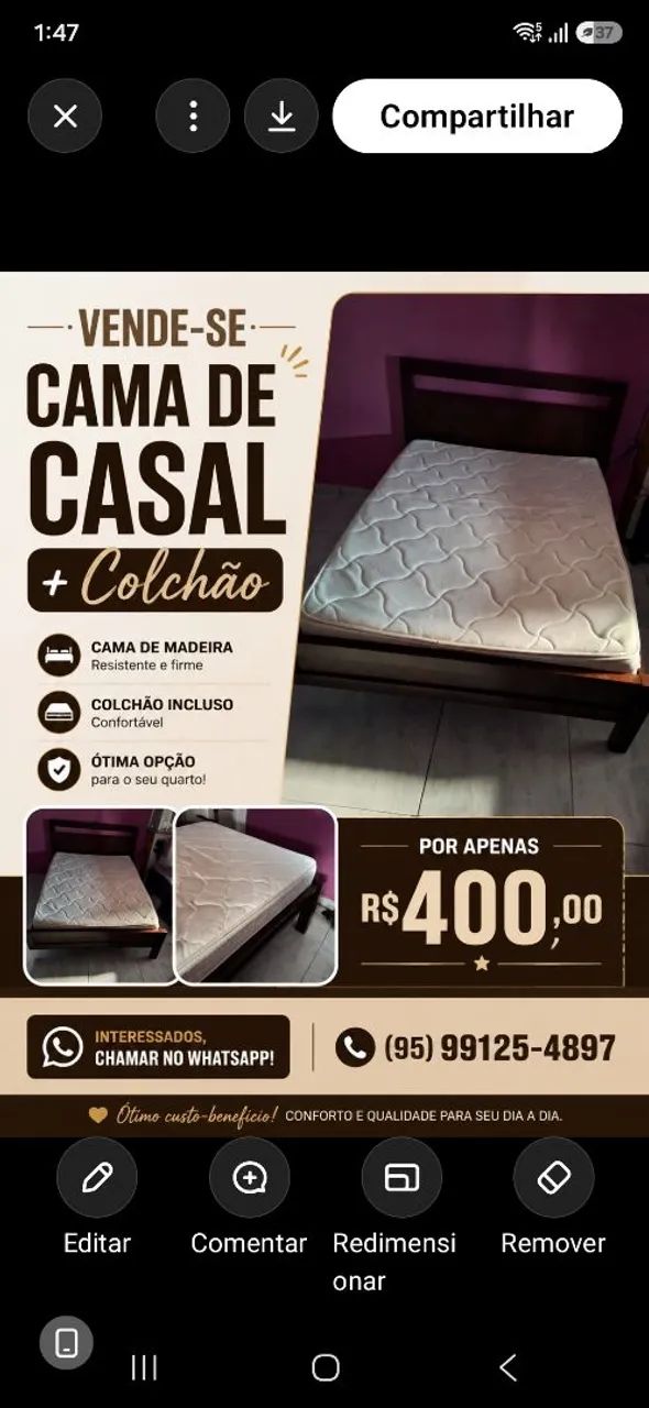 VENDE-SE O COLCHÃO e gab
