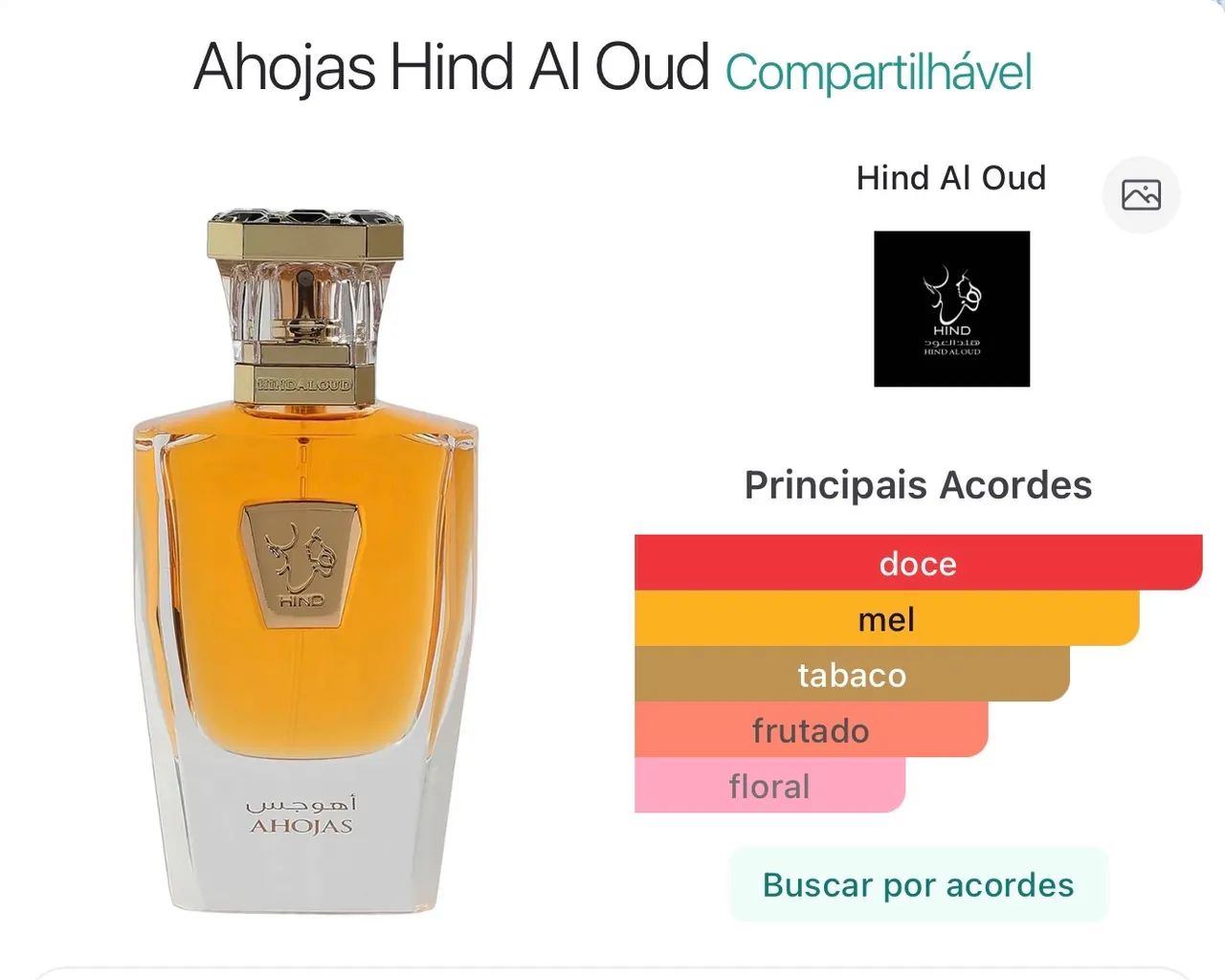 Ahojas Hind Al Oud 50ml - Foto 2
