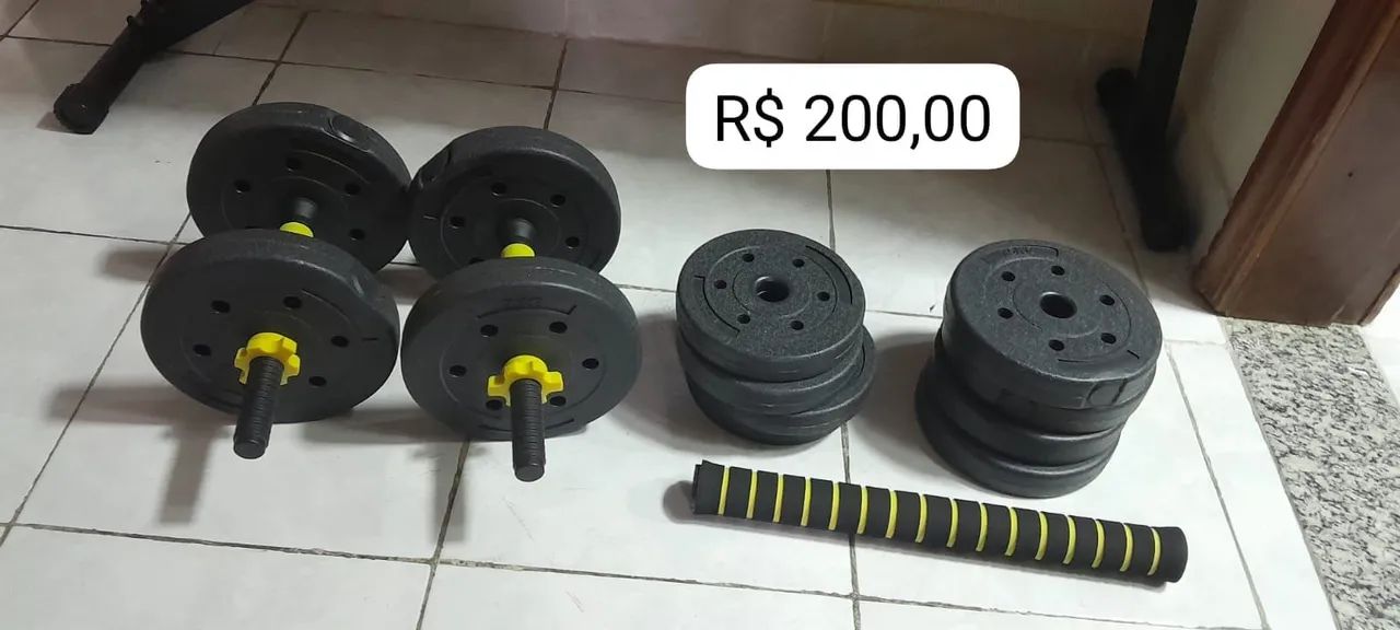 Kit halteres ajustáveis 