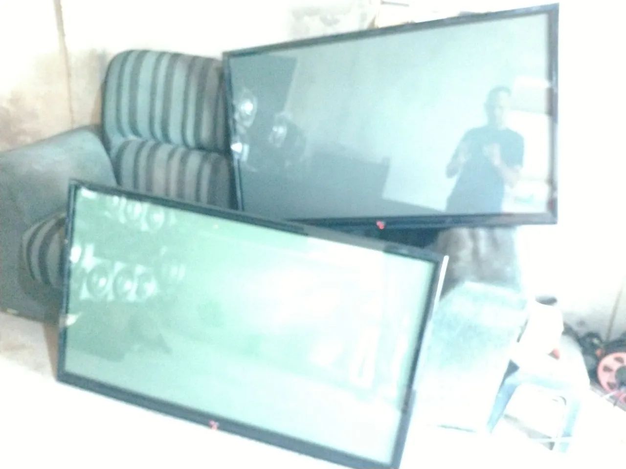 2-tvs LG 50 polegadas plasma 50PB560B para conserto ou retirada de peças.450 RS...ou troco - Foto 2