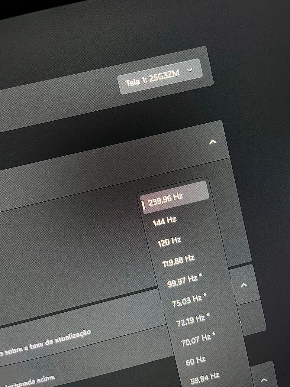 Monitor 240hz AOC Destiny 25 polegadas  - Foto 2