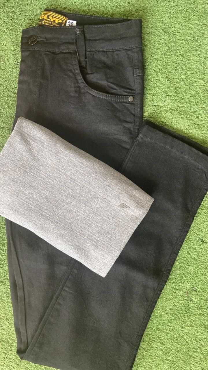 Calça jeans preta