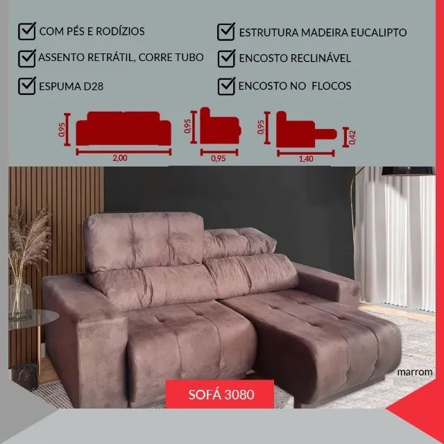 Sofa retrátil  - Foto 3