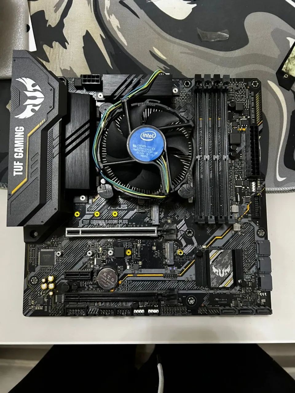 Processador Intel Core I5-10400 e Placa Mãe Asus TUF GAMING B460M