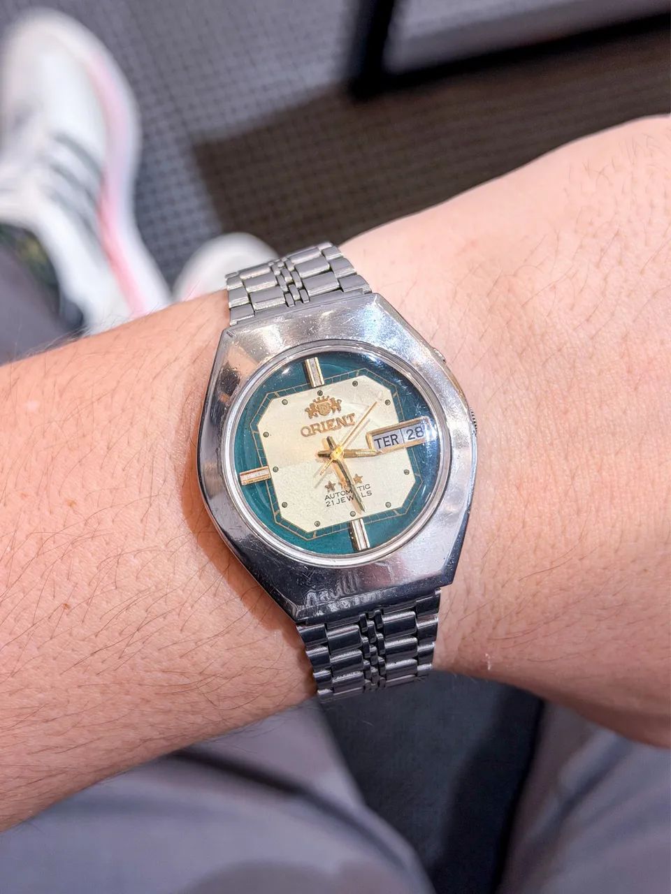 Orient Três Estrelas Vintage AU469785-6B - Foto 4