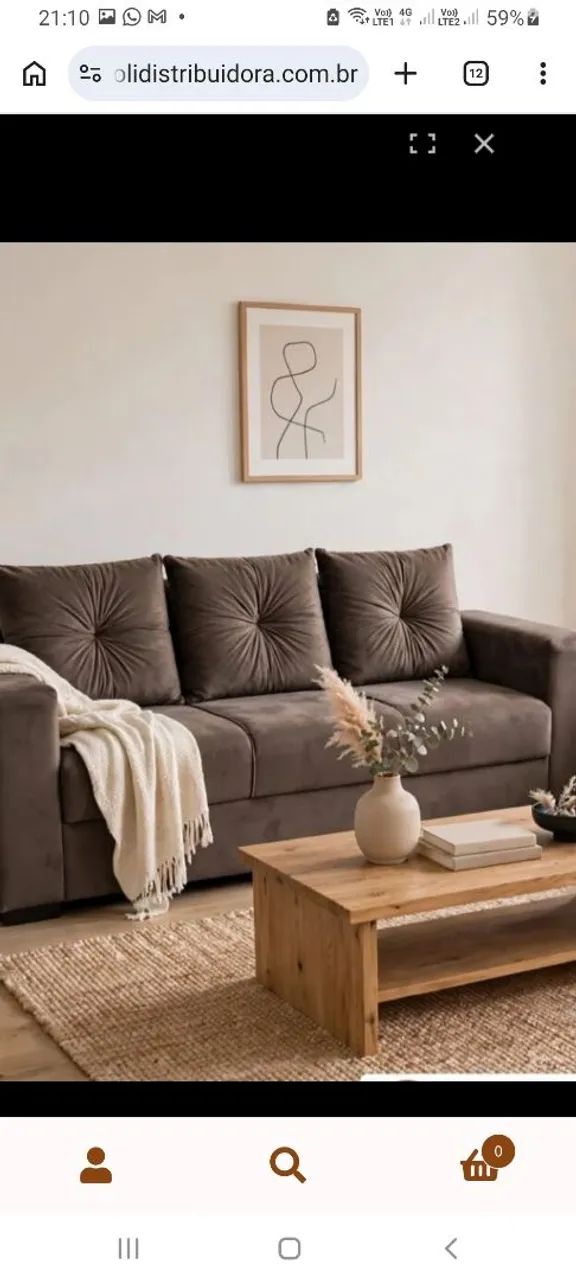 Sofa Bela 2 /3 TEMOS TAMBÉM SOFA R$ 490,00 reais  - Foto 3