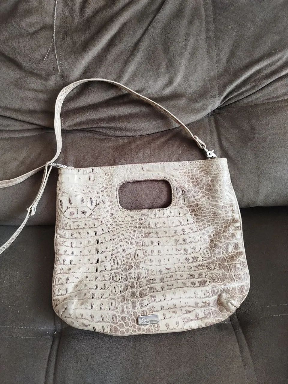 Bolsa de ombro em couro - Foto 2
