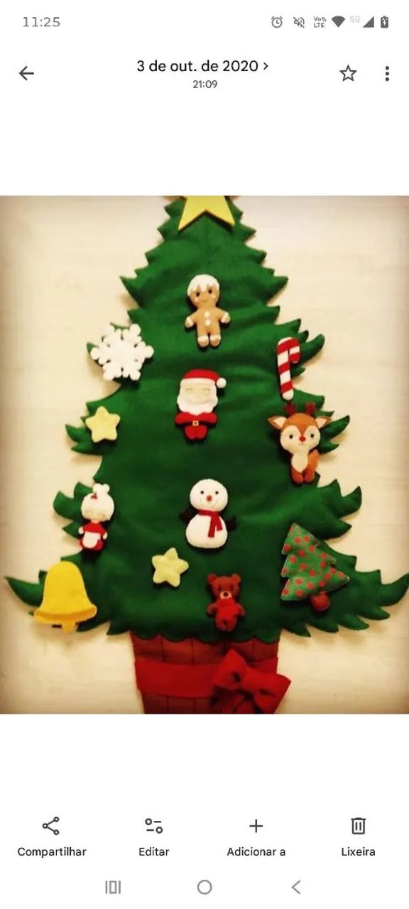 Árvore de Natal de Parede 
