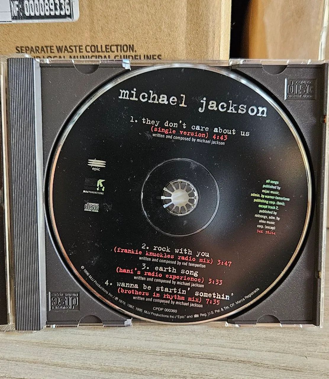 非売品/MICHAEL JACKSON CD RARIDADE] CD Single Michael Jackson - Will You Be There (Edição