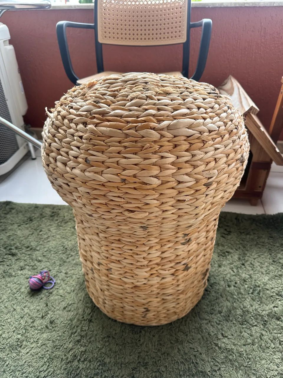 Casa/Cama para Pet 2 Andares Tok&Stok em Fibra Natural - Foto 4
