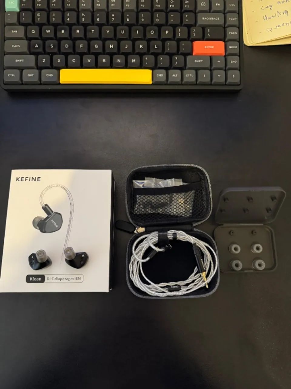 Fone IEM Kefine Klean Conector P2 10mm DLC