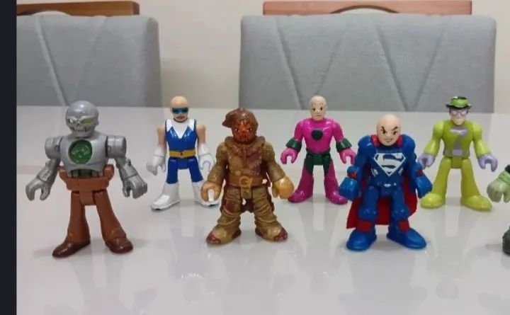 Imaginext DC Super Friends - Lote 6 bonecos Vilões 