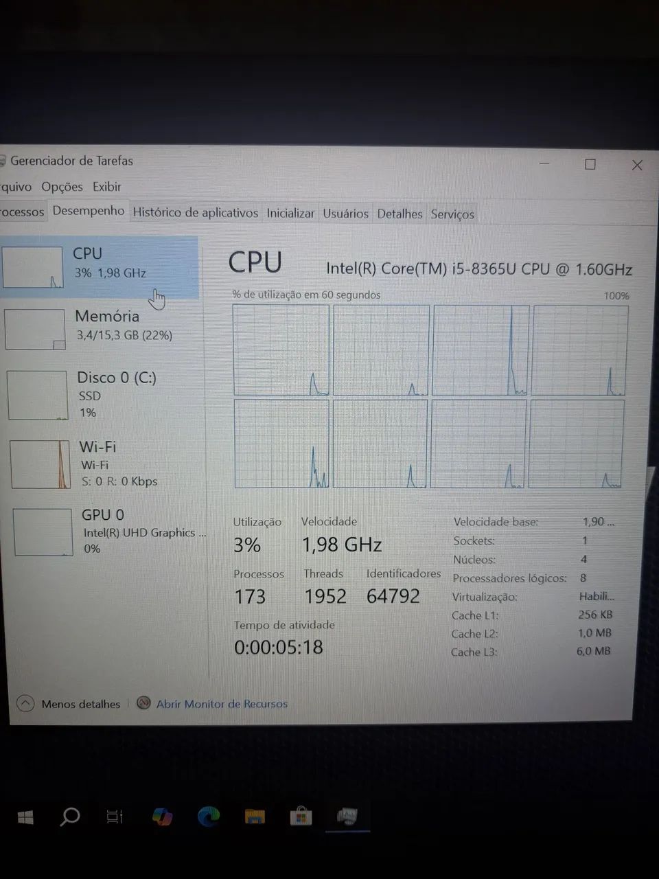 Notebook HP i5, 16 Ram, teclado com iluminação e biometria, parcelo  - Foto 2