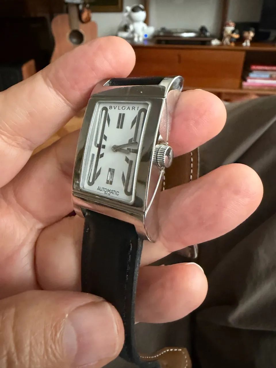 BVLGARI Rettangolo Automatic RT45S Swiss Made   Original Extra - Foto 3