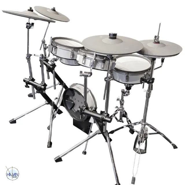 Bateria Eletrônica Efnote 3B White Sparkle USB, MIDI e Bluetooth - NOVA - Foto 4