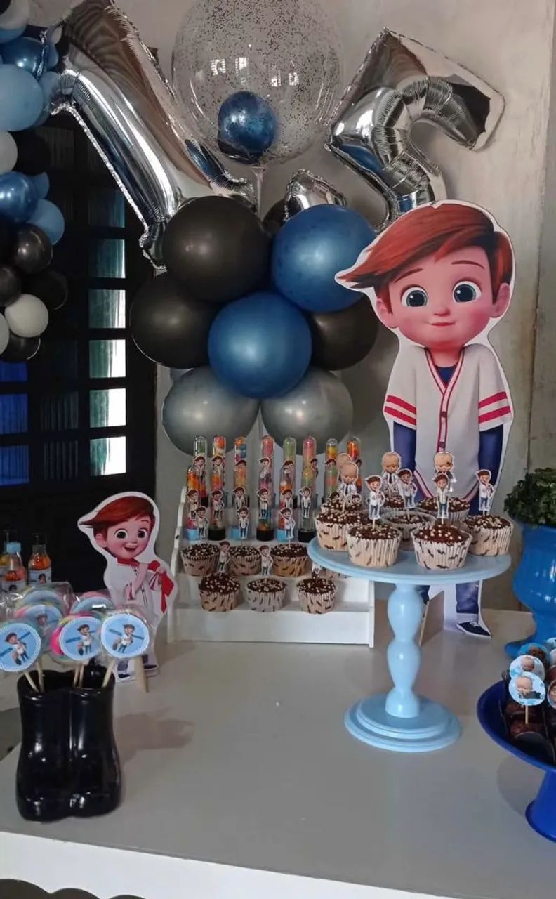 Painel e vários display de chão e mesa do poderoso chefinho e o Tim  - Foto 5