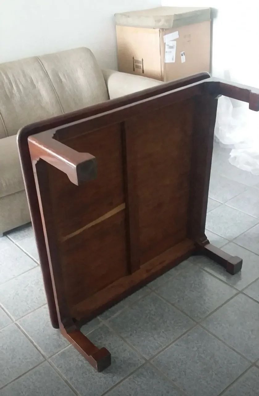 ? Mesa de Centro de Madeira . - Foto 2