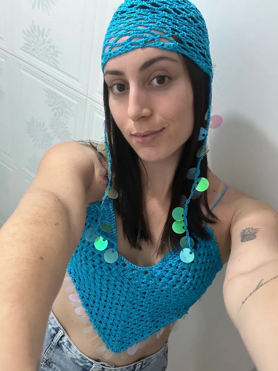 Headpiece em Crochê