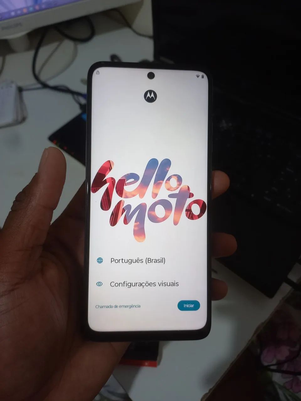 Moto g05 funcionando normalmente 