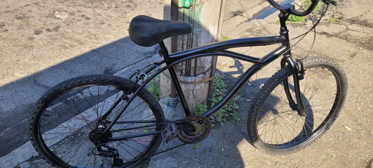Bicicleta praiana aro 26 com marcha  - Foto 6