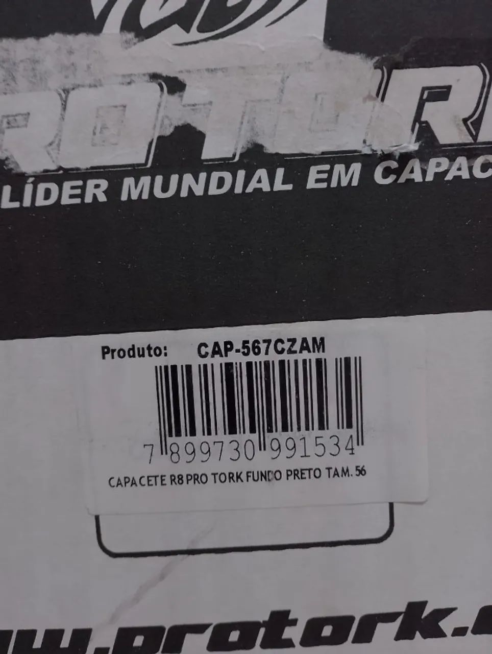 Capacete R8 Pro Tork Tam 56 - Foto 3