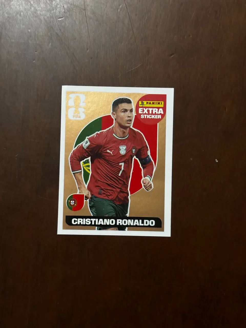 FIGURINHA CRISTIANO RONALDO BRONZE LEGEND