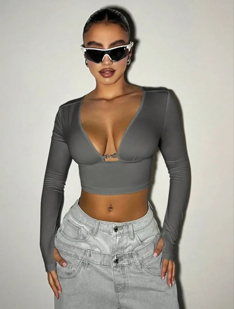 Blusa Cinza Nova 