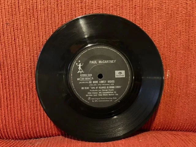 LP Vinil Compacto Paul McCartney No More Lonely Nights - Foto 4