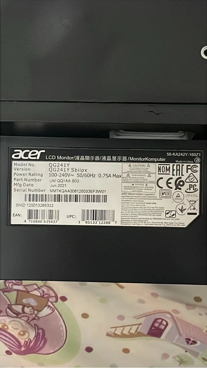 Monitor Acer 24P 165hz - Foto 4