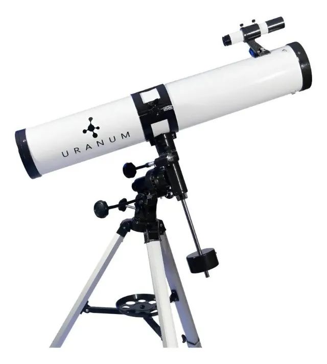 Telescópio equatorial refletor 114mm Uranum Perseus-1 Tripé - Foto 2