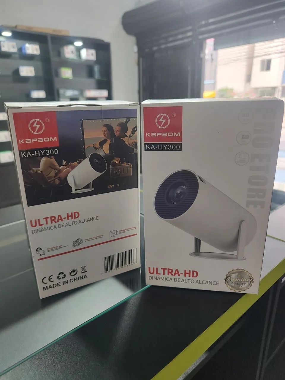 Projetor Android hy300, novo