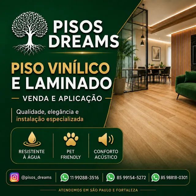 Pisos Vinílicos - Venda e Aplicação