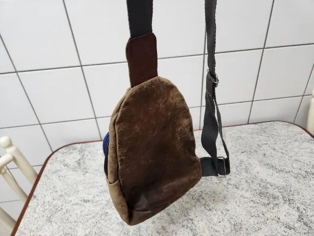 Bolsa transversal de ombro couro - Foto 3