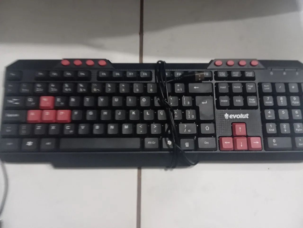 Teclado e mouse gamer para jogos - Foto 2