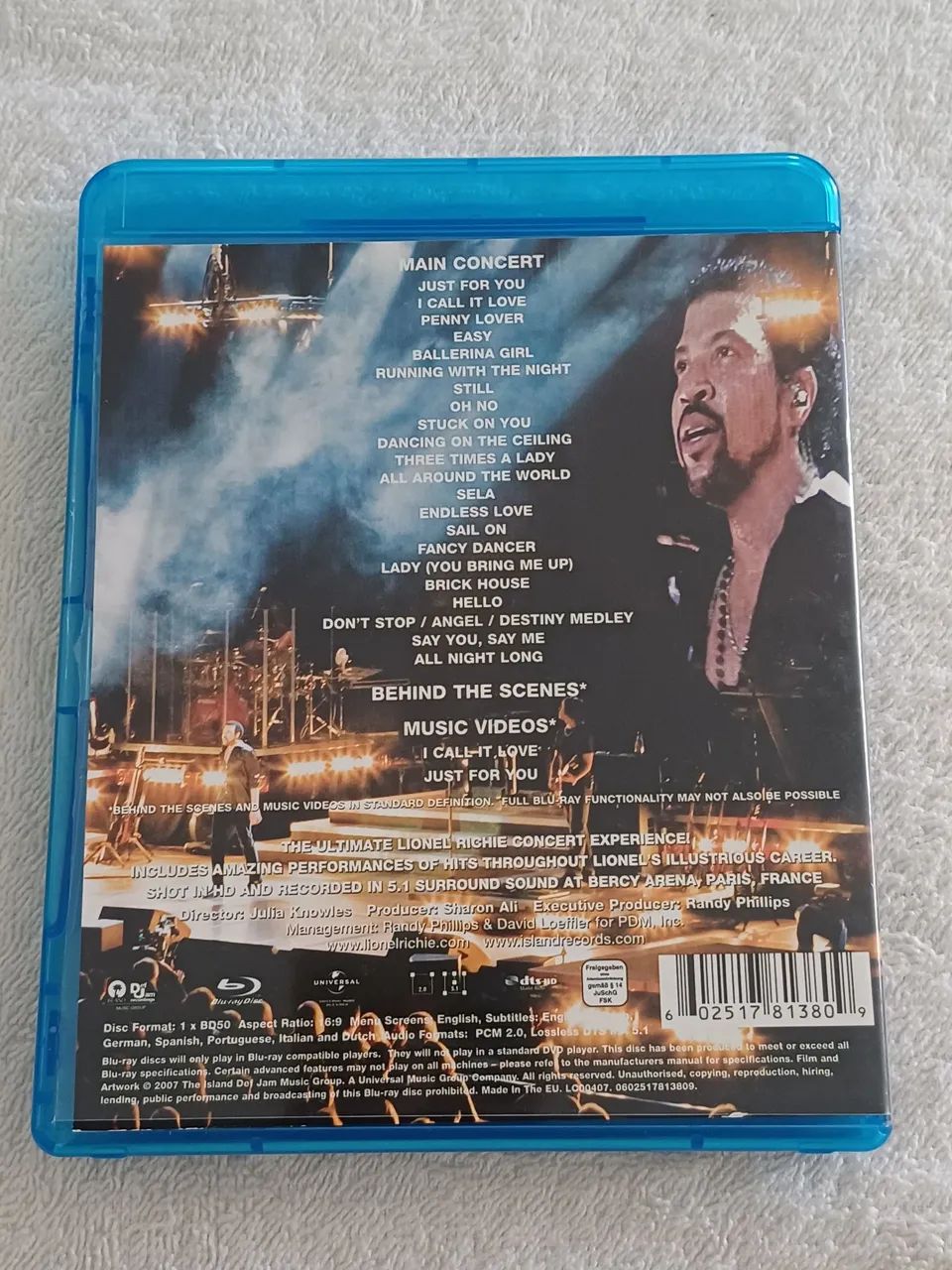 Blu-ray original e importado do Lionel Richie - Foto 2