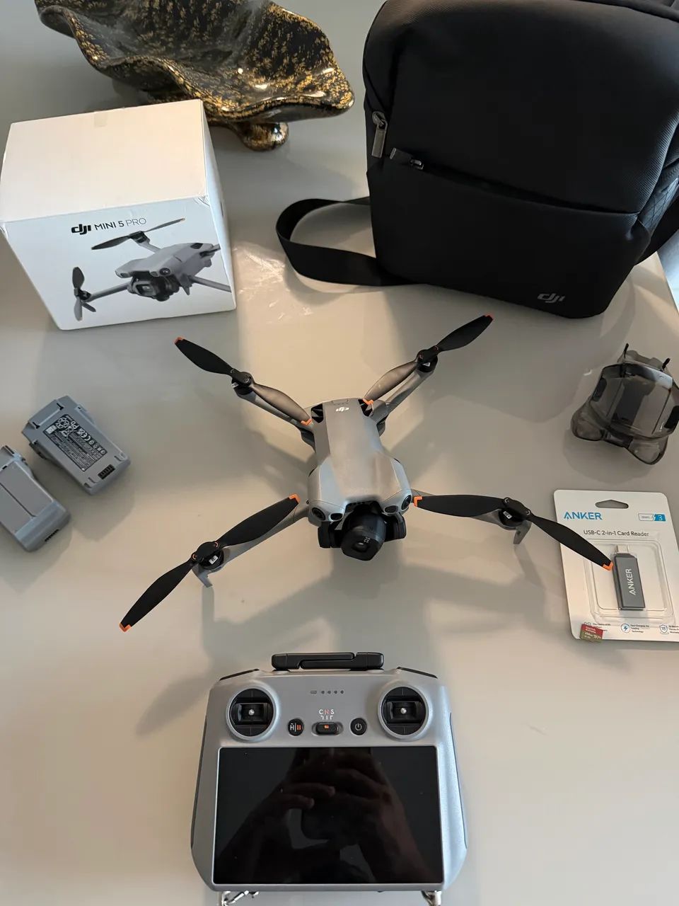 DJI Mini 5 Pro + Controle RC 2 + Bateria Plus + 256GB