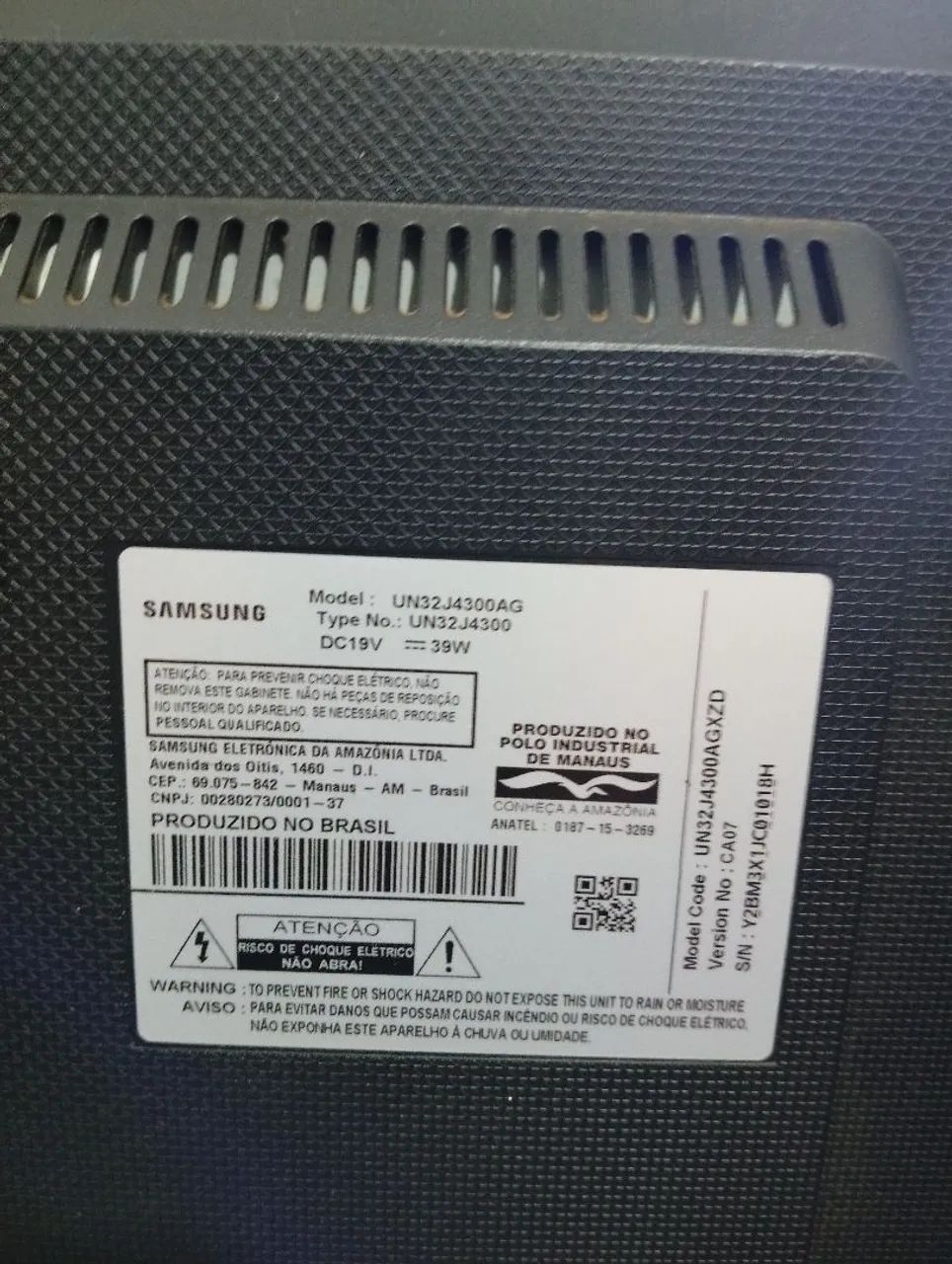 Tv Samsung e dois celulares defeito.