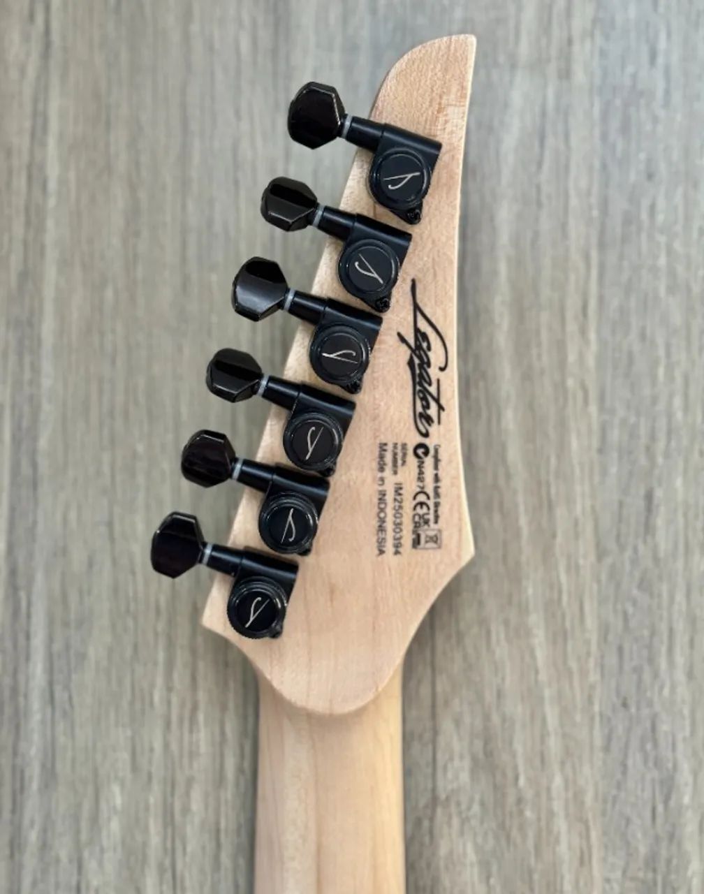 Guitarra Legator 6 Cordas Hyper Nova Blue Multiscale Destro Lilás - Foto 5