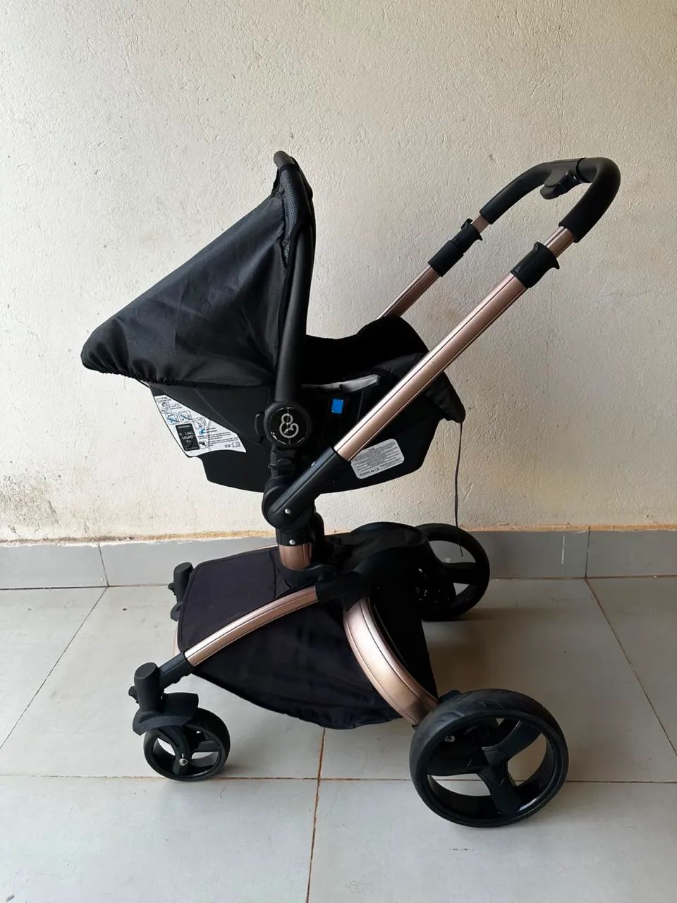 Carrinho Moisés 3 em 1 de Luxo Vulkan 360 - Foto 4
