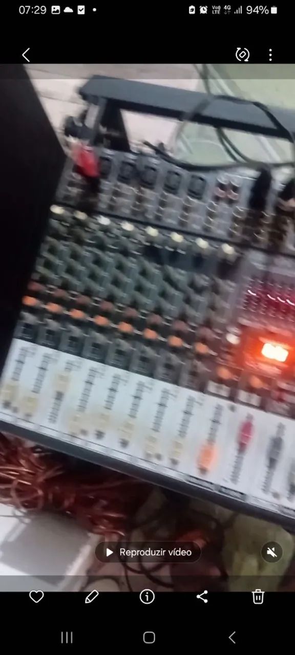 MESA BHERINGER COM EQUALIZADIR , EFEITO, COMPRESSOR - Foto 2