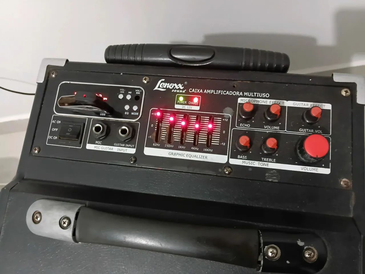 Caixa amplificadora lenoxx  multiuso com bluetooth incluso - Foto 3