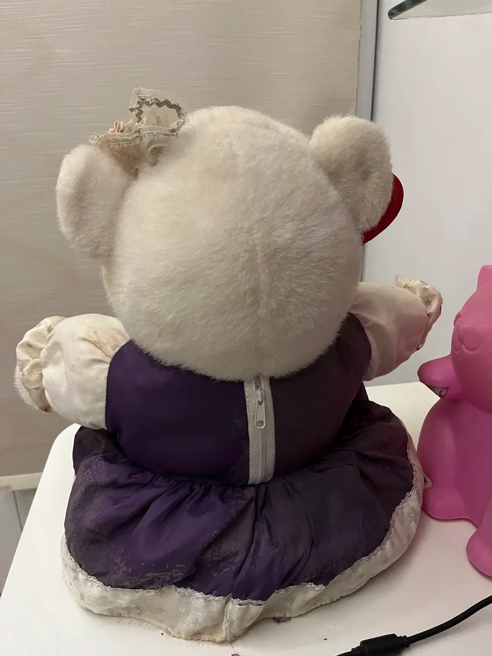 Urso de pelúcia branco  - Foto 4