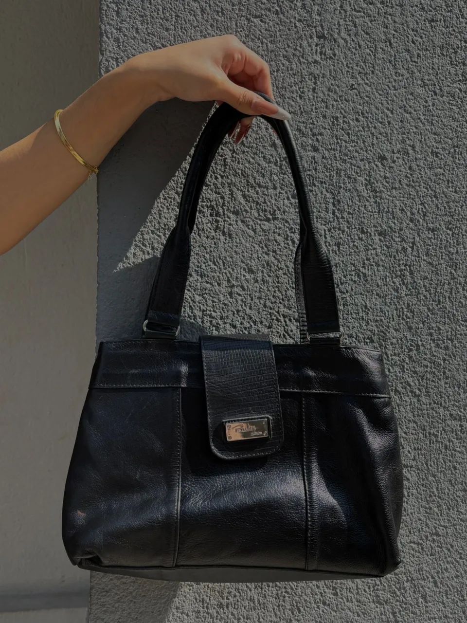 Bolsa Raster de couro 